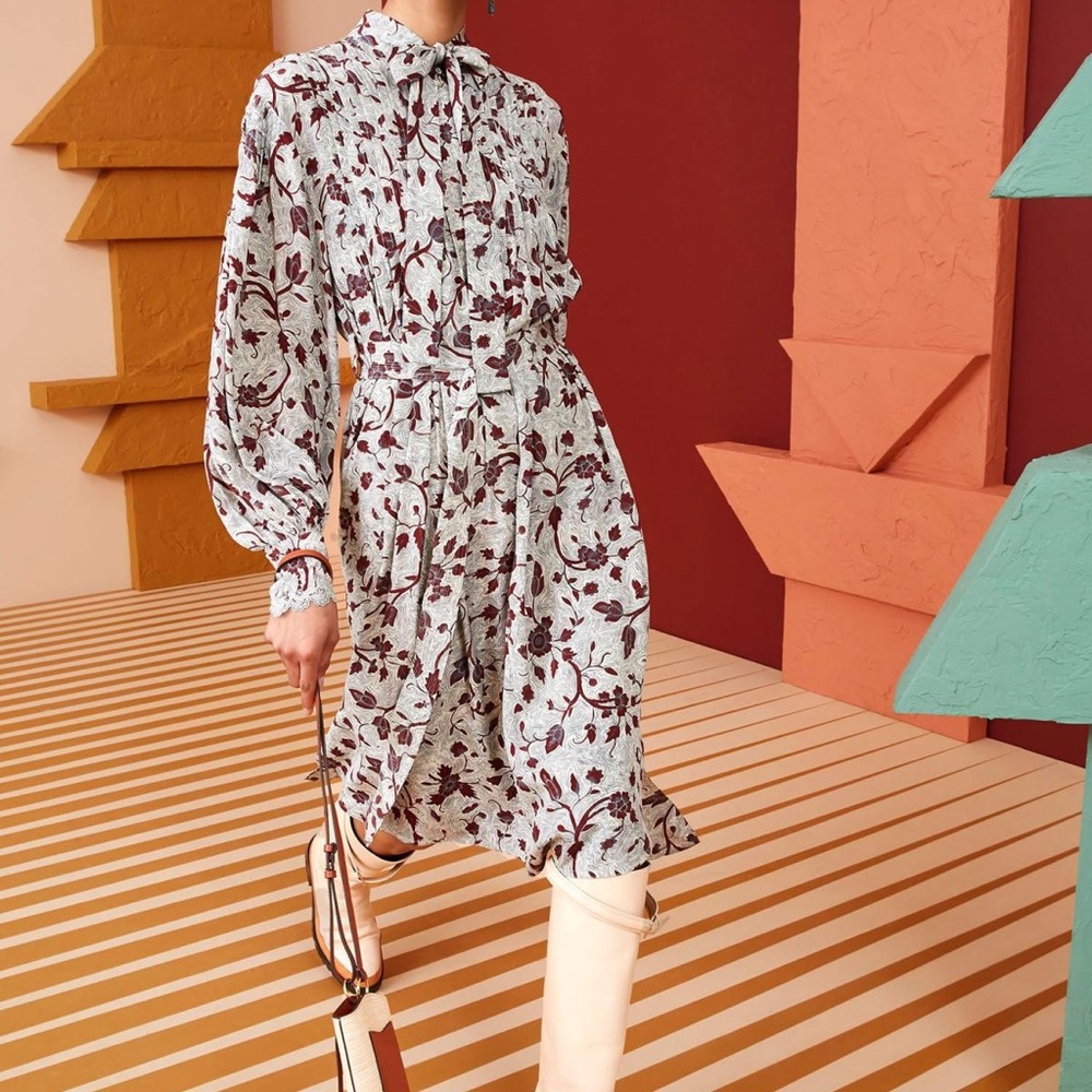 Ulla Johnson Cornelia Dress in Gardenia Silk Midi size